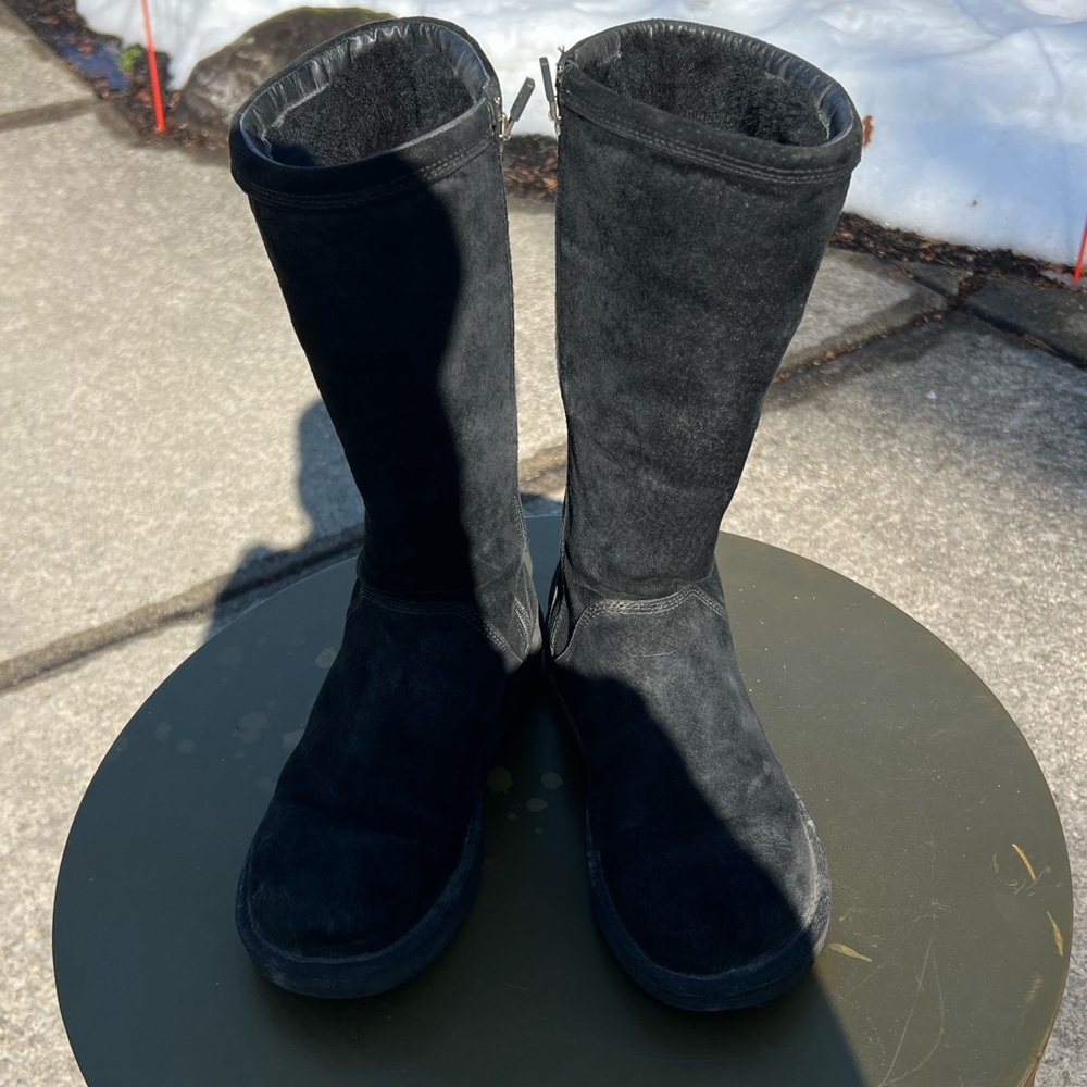 Black Suede UGG Boots